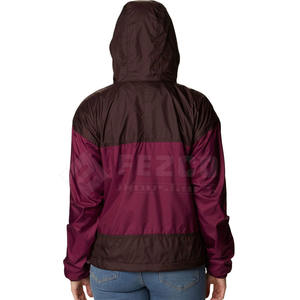 Chaqueta cortavientos impermeable con logotipo personalizado OEM para mujer, forro de nailon para exteriores de diseño personalizado para invierno - Product Image 3