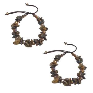 Brown Beige Querces Autumn <b>Bracelet</b> by Nays Handmade Minimalist Jewelry <b>for</b> <b>Women</b>, Stylish Gift and Fall Accessory - Product Image 4