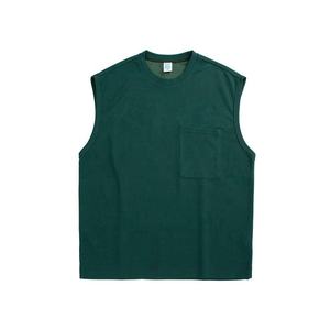 2023 nuevo diseño personalizado Logo Puff estampado o serigrafía de gran tamaño Vintage Unisex camisetas y pantalones cortos traje - Product Image 5