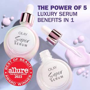 Olay Super sérum 1.0 oz avec niacinamide, vitamine C, peptide de collagène, AHA et vitamine E - Product Image 6