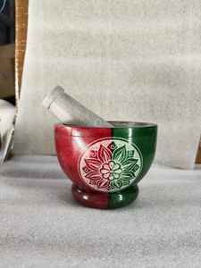 Ensemble de mortier et pilon en marbre de haute qualité Vente chaude Pilon de mortier en marbre noir élégant de haute qualité par Tayyab Handicraft - Product Image 5