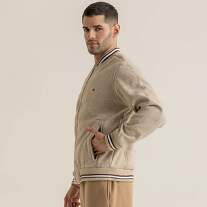 Chaqueta Universitaria de Alta Calidad al por Mayor para Hombre, Bordado Chenille, Mangas de Cuero, Chaqueta Universitaria Personalizada con Letras de Béisbol - Product Image 4