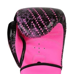 Vente en gros de gants de boxe imprimés en cuir Gants de boxe professionnels en cuir PU avec logo personnalisé bon marché OEM - Product Image 5