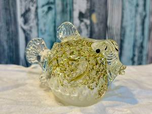 Adorno de Cristal Hecho a Mano con Forma de Pez Burbuja Translúcido, Arte Religioso Folclórico, Regalo de Año Nuevo Chino, Artesanía Coleccionable de Cristal, Decoración para el Hogar - Product Image 2