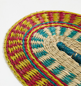 Ventilateur mural en jonc de mer tissé à la main, décoration bohème, art mural en osier naturel, ventilateur décoratif pour un style de maison tropical, fabriqué au Vietnam - Product Image 4