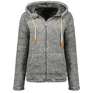 Chaqueta Polar Ligera con Capucha Ajustable y Cremallera para Mujer, Chaqueta Abrigada y Transpirable para el Frío - Product Image 2