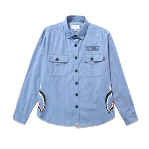 Veste en jean coupe-vent écologique pour homme Flyingkick Enterprises 2026, style bomber, sur mesure, vêtements d'extérieur d'hiver, vente en gros - Product Image 3