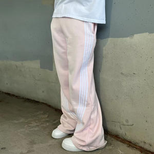 กางเกงจ็อกเกอร์ทรงหลวมสไตล์สตรีทแฟชั่น ลายทาง กางเกงวอร์มผ้าฝ้าย 100% สไตล์ลำลอง น้ำหนักเบา บริการ OEM มีให้บริการ - Product Image 6