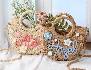 Sac de plage personnalisé avec fleur, sac de plage personnalisé - Product Image 3