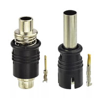 Adaptador hembra macho RAKU 2 RAST II de Radio DAB niquelado de 50 ohm para Peugeot JAC Geely para antena antidesprendimiento de Radio de coche