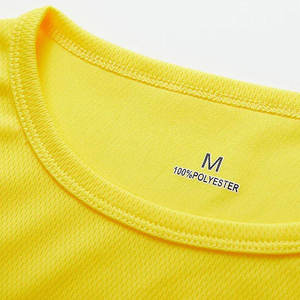 T-shirt de gymnastique personnalisé à séchage rapide pour hommes en stock entraînement à manches courtes 100% haut d'entraînement en coton vêtements de sport respirants avec impression - Product Image 2