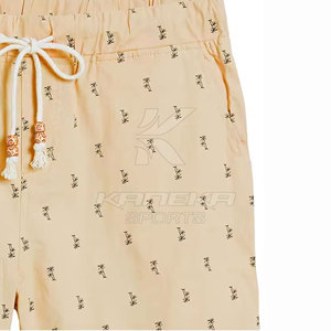 Shorts d'été 100 % coton, unis, décontractés, à taille élastique, personnalisables par sublimation, séchage rapide, pour la course 2026 - Product Image 3