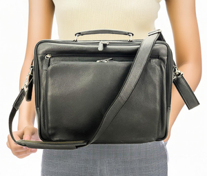 Sac à bandoulière pour ordinateur portable pour homme de style vintage, Pugmark, cuir véritable, 1200 grammes, L42xH29xL14 cm, mode toutes saisons - Product Image 2