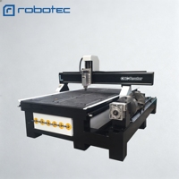 Routeur CNC pour la sculpture sur bois 1325 avec 4ème axe rotatif, routeur CNC 1300x2500, machine de découpe de panneaux MDF, routeur CNC pour le bois