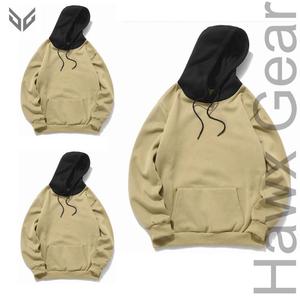 Sudadera con capucha ajustada de alta calidad para hombre, último diseño, interior forrado, patrón sólido, técnica teñida lisa, diferentes colores, lo mejor - Product Image 6