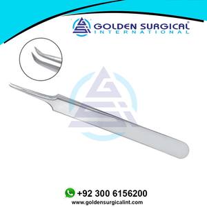 Fórceps quirúrgicos Osher Iris, mandíbulas texturizadas muy finas, fórceps oculares en ángulo, instrumentos de cirugía ocular - Product Image 5