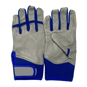 Gants de baseball en cuir à manchette courte de conception personnalisée Gants de frappe de baseball softball antidérapants de meilleure qualité - Product Image 1