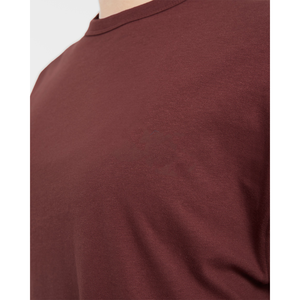 Alta demanda Borgoña Oversize camiseta de atletismo para mujer de manga corta suave ligero y diseñador relajado ajuste gimnasio entrenamiento camiseta - Product Image 5