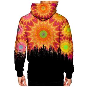 Venta al por mayor sublimación pulóver Logotipo de impresión de gran tamaño con capucha personalizado Puff sudadera personalizada hombres sudaderas con capucha - Product Image 5