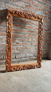 กรอบรูปไม้แบบกำหนดเองได้อย่างอัจฉริยะกรอบรูปสีน้ำตาลกรอบรูปไม้แบบเรียบง่ายสำหรับตกแต่งผนัง - Product Image 5