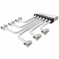 Kit complet de plénum isolé à 6 zones pour systèmes de climatisation à ventilo-convecteur avec chauffage de 600 BTU et refroidissement de 900 CFM