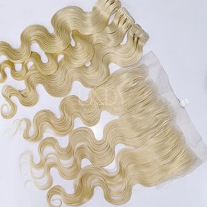 Blonde 613 de la plus haute qualité extensions de cheveux bruts vague de corps 100% cheveux humains vietnamiens - Product Image 1