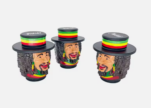 Nouvel Arrivage Unique Creative 76mm Métal Jamaïque Herbe Grinder Haute Qualité Zinc Plastique Bois Céramique Électrique Incroyable Vente En Gros - Product Image 3