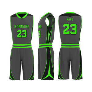 El último diseño, uniforme de baloncesto hecho a medida, ropa deportiva de poliéster, uniforme de baloncesto de equipo en blanco en todos los tamaños disponibles - Product Image 3