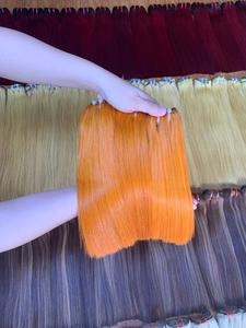 Extensions de cheveux humains de couleur orange cheveux bruts vietnamiens de qualité supérieure vente en gros directe d'usine - Product Image 5
