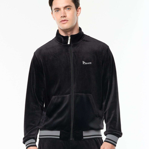 Survêtement en velours uni pour ensembles de jogging design, survêtements deux pièces pour hommes fabriqués au Pakistan, vente, service OEM - Product Image 5
