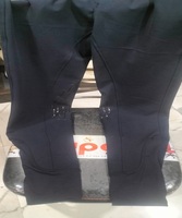 Leggings d'équitation pour femmes, coupe skinny ajustée, en coton et élasthanne, avec fente en silicone, fabrication professionnelle sur mesure
