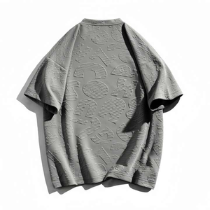 T-shirts personnalisés de haute qualité pour hommes, T-shirts surdimensionnés, T-shirts décontractés et à la mode pour hommes - Product Image 4