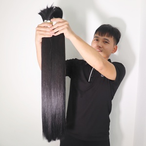 กลุ่มผมส่วนขยายสีธรรมชาติหนึ่งคนหัวติดทนนาน100% บริสุทธิ์ดิบยังไม่ได้เวอร์จินดิบมนุษย์ผมเวียดนาม - Product Image 5