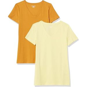 T-shirts d'été décontractés à col en V pour femmes, styles tricotés en gros - Product Image 1
