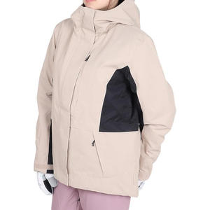 Chaqueta de esquí OEM personalizada para mujer con capa exterior a prueba de viento Material transpirable Logotipo de marca y opciones de etiqueta privada - Product Image 5