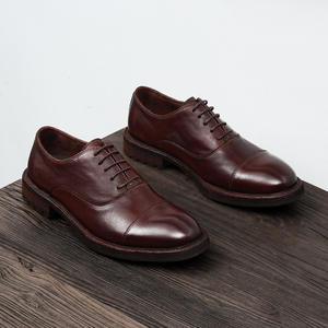 Zapatos de Negocios de Piel de Cerdo de Alta Calidad con Revestimiento Impermeable y Plantilla Flexible, Zapatos Formales para Hombre, Zapatos de Cuero - Product Image 2