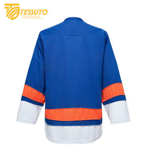 ชุดกีฬาฮ็อกกี้น้ำแข็ง100% โพลีเอสเตอร์น้ำหนักเบาออกแบบโลโก้และชื่อทีมได้ตามต้องการ - Product Image 4