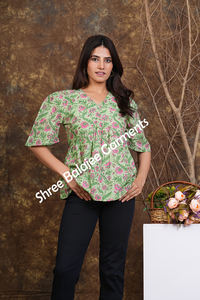 ชุดเดรสแขนสั้นลำลองสำหรับไปงานปาร์ตี้เสื้อแขนสั้นผ้าคอตตอนพิมพ์ลายดอกไม้100% เป็นมิตรกับสิ่งแวดล้อมซักได้ - Product Image 6