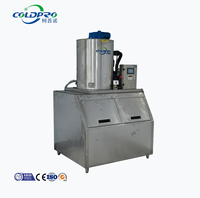 2026 Nieuw Ontwerp COLDPRO Directe Levering 1 Ton/24 Uur Schijfijsmachine Motor Aandrijving PLC Kern Fabrikant Direct