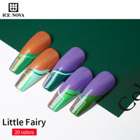 ICE NOVA Petite Fée Gel Polonais 20 Couleurs En Gros Pas Cher Violet Paillettes Vacances Style Hema/Tpo/Hpma Gratuit Fabricants