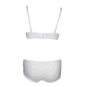 Ensemble soutien-gorge et culotte en mousse pour femme - Blanc - Product Image 2