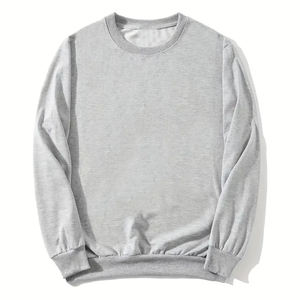 เสื้อสเวตเตอร์คอกลมของผู้ชายผ้าฝ้าย100% ออกแบบได้ตามที่ต้องการรูปแบบพื้น - Product Image 6