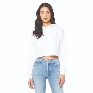 Vente chaude 2025 nouveau fabricant d'usine femme haut court à capuche 100% coton français éponge pull streetwear - Product Image 1
