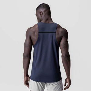 Débardeur athlétique pour hommes avec tissu en mélange de coton doux Design respirant parfait pour la salle de sport et l'entraînement en plein air - Product Image 3