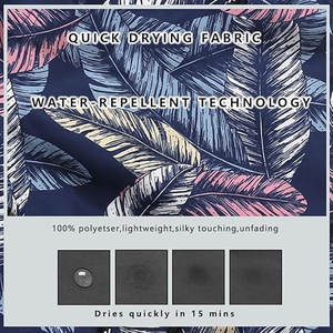 Solide plaine décontracté hommes maillot de bain séchage rapide coupe-vent respirant extérieur plage conseil Shorts tricoté toile 100% coton - Product Image 3