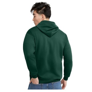Fabrication au Bangladesh, exportation de sweats à capuche et de sweat-shirts pour hommes en couleur unie, doublés, avec fermeture éclair, 100% coton, best-seller, prix d'usine - Product Image 5