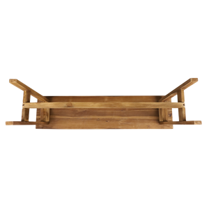 Banc en teck moderne, démontable, grand, en bois durable, installation facile - Product Image 4