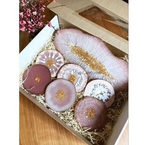 Posavasos de resina de lujo con acabado brillante, perfecto para regalo en casa - Product Image 6