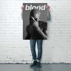 Frank Ocean's Blonde <b>Poster</b> Durable Paper Design for Wall Decor - Product Image 4