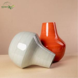 Jarrón Decorativo de Bambú Esculpido, Diseño Enrollado Ecológico, un Movimiento Congelado en Forma Natural - Product Image 5
